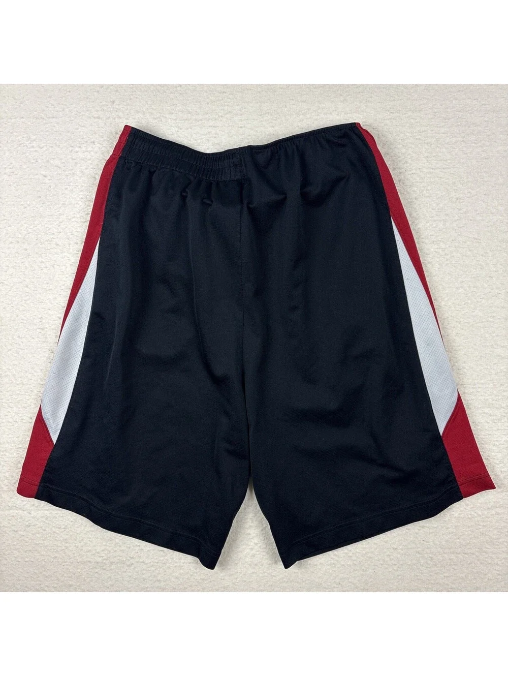 Vintage Y2K Nike Air Jordan Basketball Shorts Mens XXL Black Red Jumpman Baggy